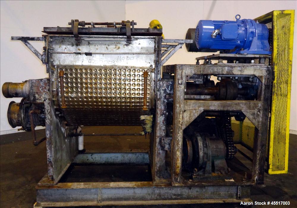 Used Stainless Steel AMK Mixtruder, Approximately 200 Gallons