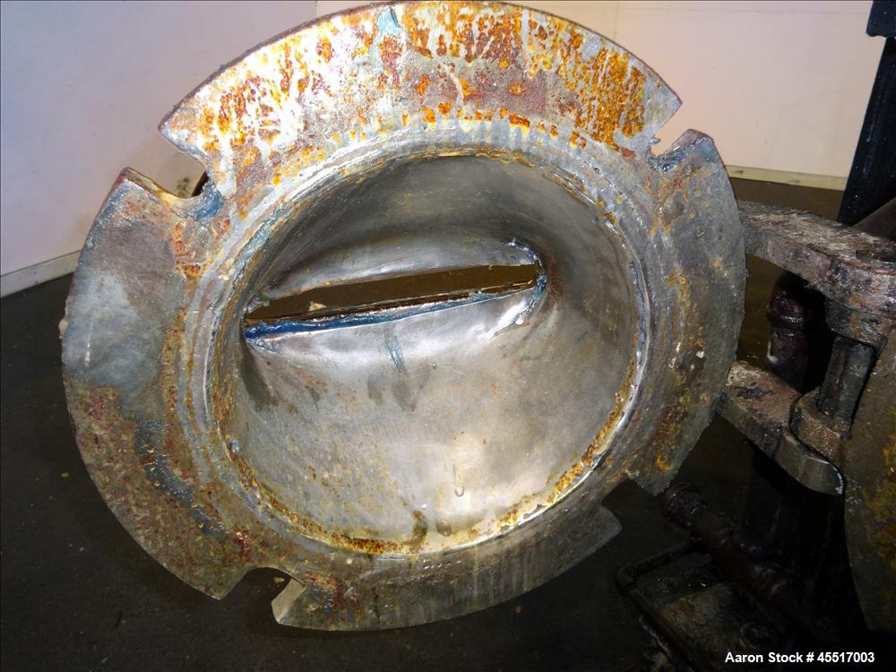 Used Stainless Steel AMK Mixtruder, Approximately 200 Gallons