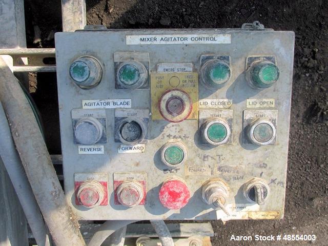 Used AMK Mixtruder, Approximately 120 Gallon (450 Liters), Carbon Steel.