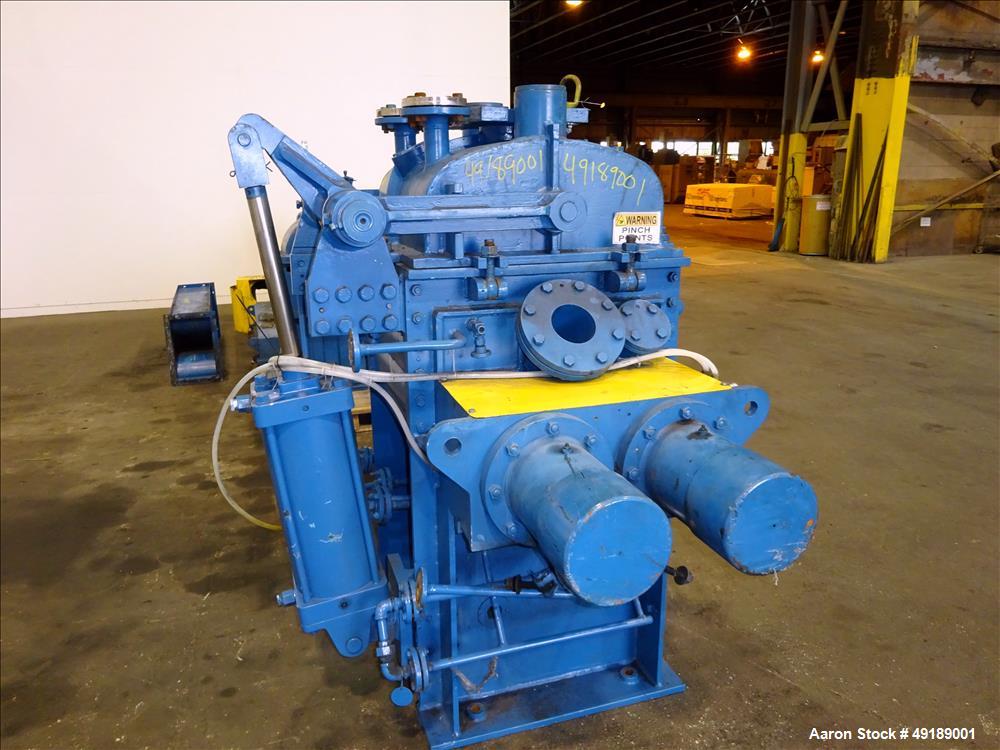 Used AMK Mixtruder, Approximately 30 Gallon Working Capacity, Stainless Steel.