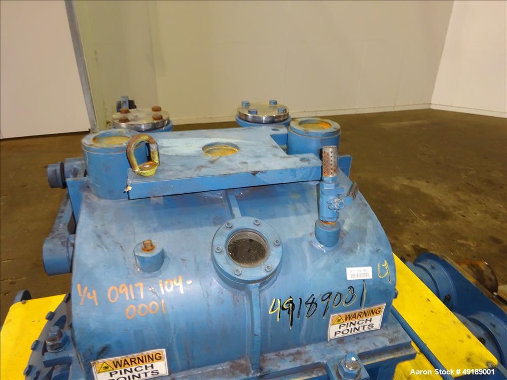 Used AMK Mixtruder, Approximately 30 Gallon Working Capacity, Stainless Steel.