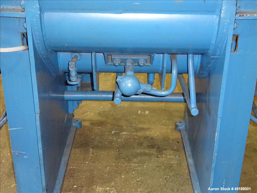 Used AMK Mixtruder, Approximately 30 Gallon Working Capacity, Stainless Steel.