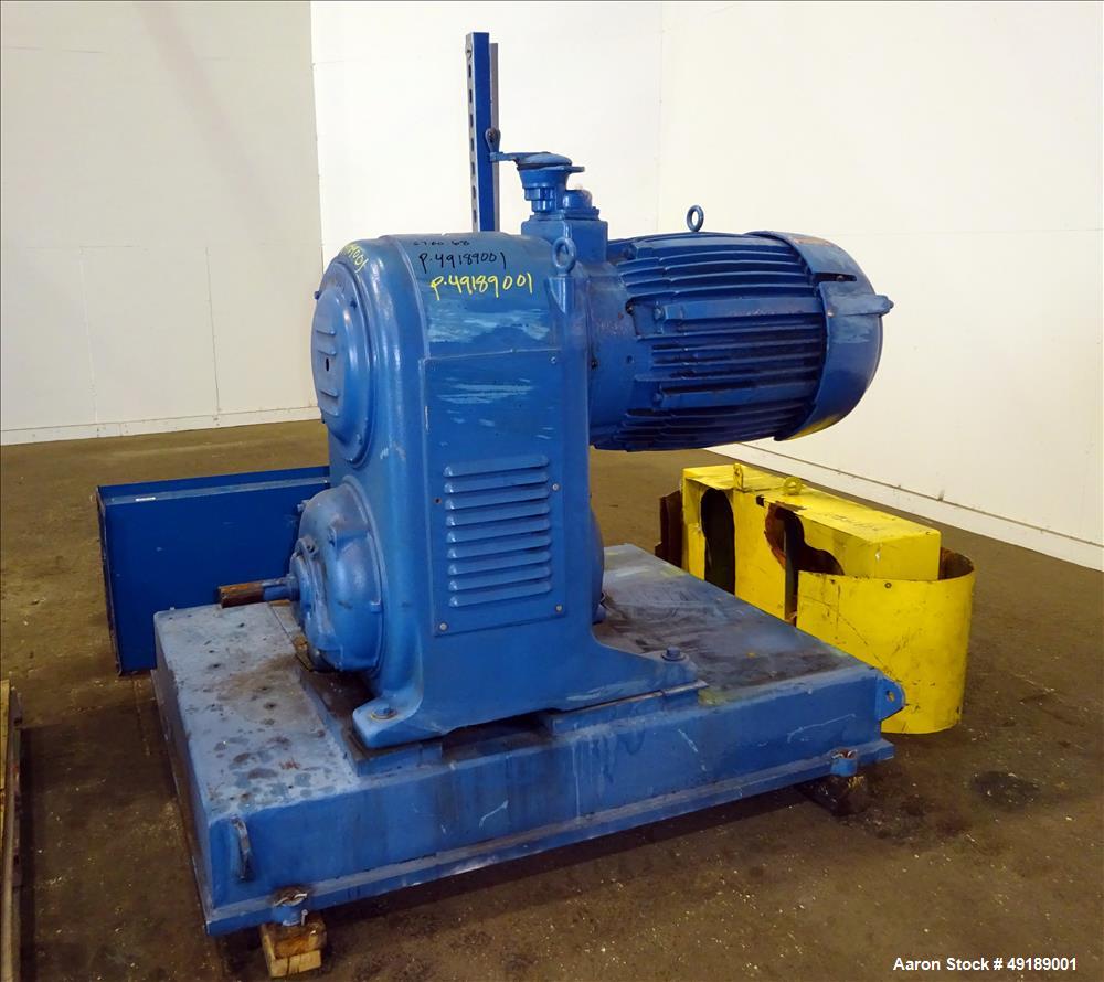 Used AMK Mixtruder, Approximately 30 Gallon Working Capacity, Stainless Steel.