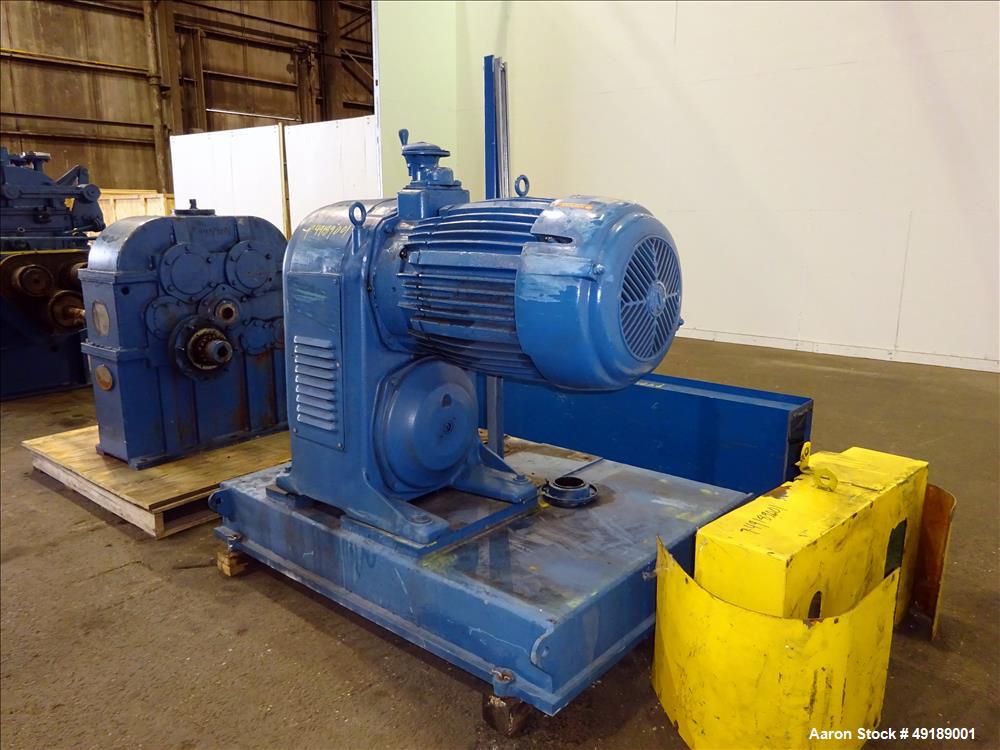Used AMK Mixtruder, Approximately 30 Gallon Working Capacity, Stainless Steel.