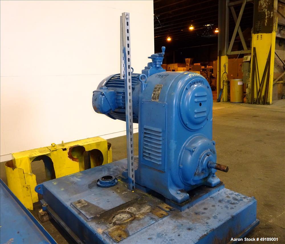 Used AMK Mixtruder, Approximately 30 Gallon Working Capacity, Stainless Steel.