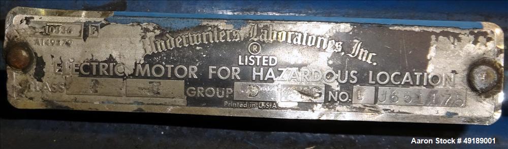 Used AMK Mixtruder, Approximately 30 Gallon Working Capacity, Stainless Steel.