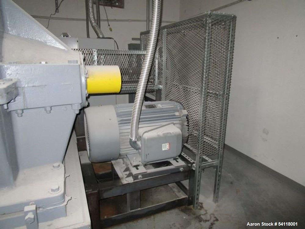 Used - Aaron Process 300 Gallon Sigma Blade Mixer Extruder. 450 Gallon Total Capacity. Carbon Steel Construction. Serial Number 93300150464MX.