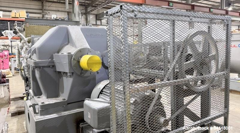 Used - Aaron Process 300 Gallon Sigma Blade Mixer Extruder. 450 Gallon Total Capacity. Carbon Steel Construction. Serial Number 93300150464MX.