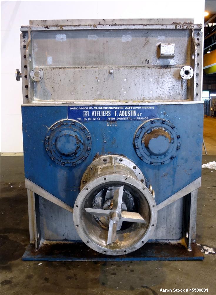 Used F. Aoustin Mixer Extruder, Model MXE 2500, 660 Gallon