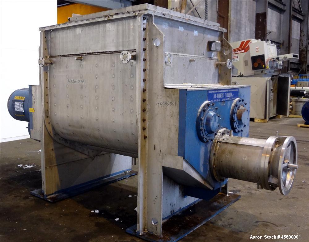Used F. Aoustin Mixer Extruder, Model MXE 2500, 660 Gallon