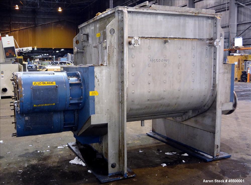 Used F. Aoustin Mixer Extruder, Model MXE 2500, 660 Gallon