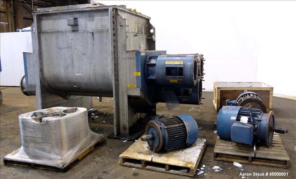 Used F. Aoustin Mixer Extruder, Model MXE 2500, 660 Gallon