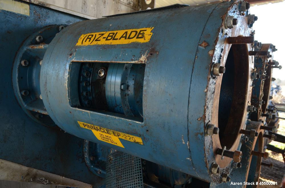 Used F. Aoustin Mixer Extruder, Model MXE 2500, 660 Gallon