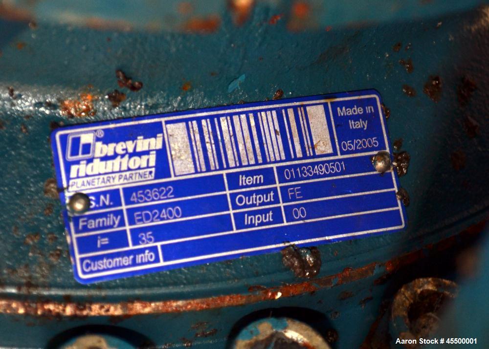 Used F. Aoustin Mixer Extruder, Model MXE 2500, 660 Gallon