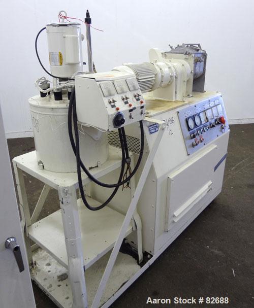 Used- Baker Perkins/Guittard Lab Size Mixer Extruder, Model LEX8