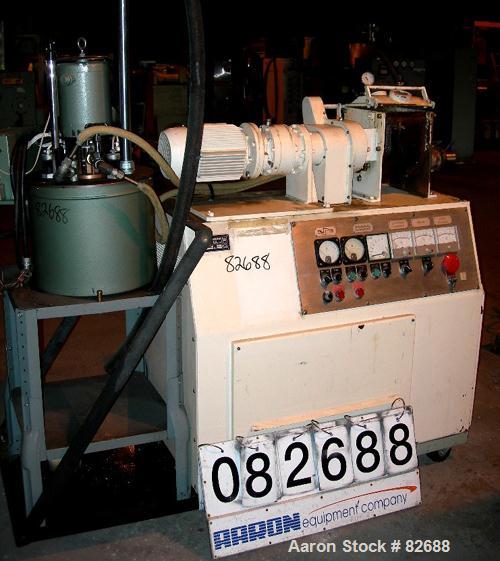 Used Baker Perkins/Guittard Lab Size Mixer Extruder, Model LEX8
