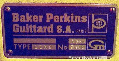Used Baker Perkins/Guittard Lab Size Mixer Extruder, Model LEX8
