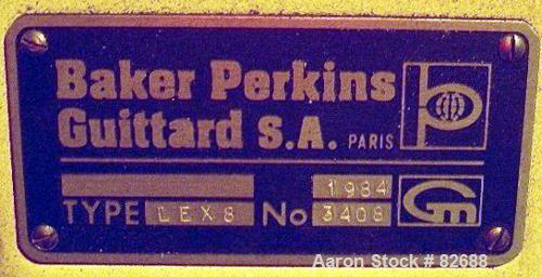 Used- Baker Perkins/Guittard Lab Size Mixer Extruder, Model LEX8