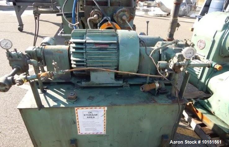 Used J.H. Day Stainless Steel Jacketed Mixtruder | 75 Gallon Working Capacity | 30+25 HP Hydraulics