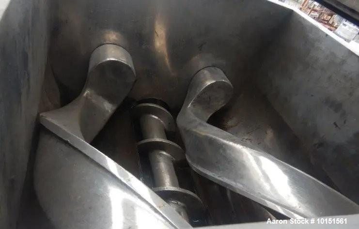 Used J.H. Day Stainless Steel Jacketed Mixtruder | 75 Gallon Working Capacity | 30+25 HP Hydraulics