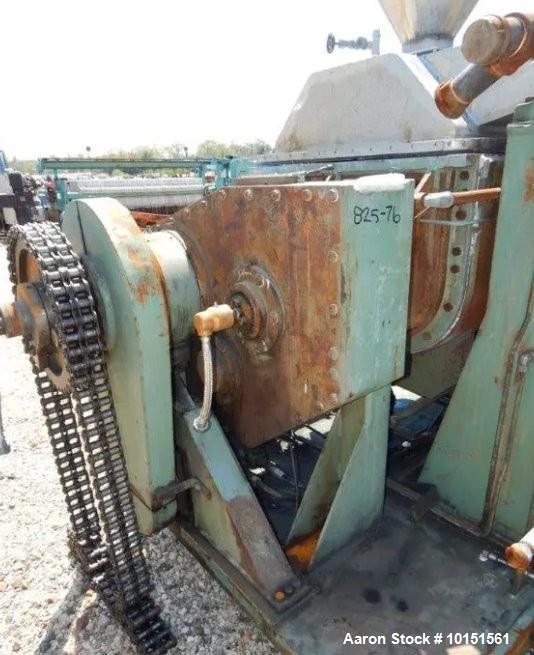 Used J.H. Day Stainless Steel Jacketed Mixtruder | 75 Gallon Working Capacity | 30+25 HP Hydraulics