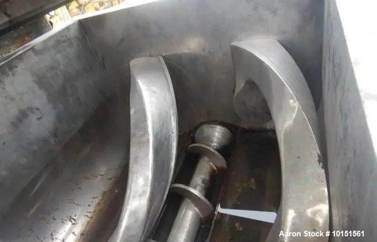 Used J.H. Day Stainless Steel Jacketed Mixtruder | 75 Gallon Working Capacity | 30+25 HP Hydraulics