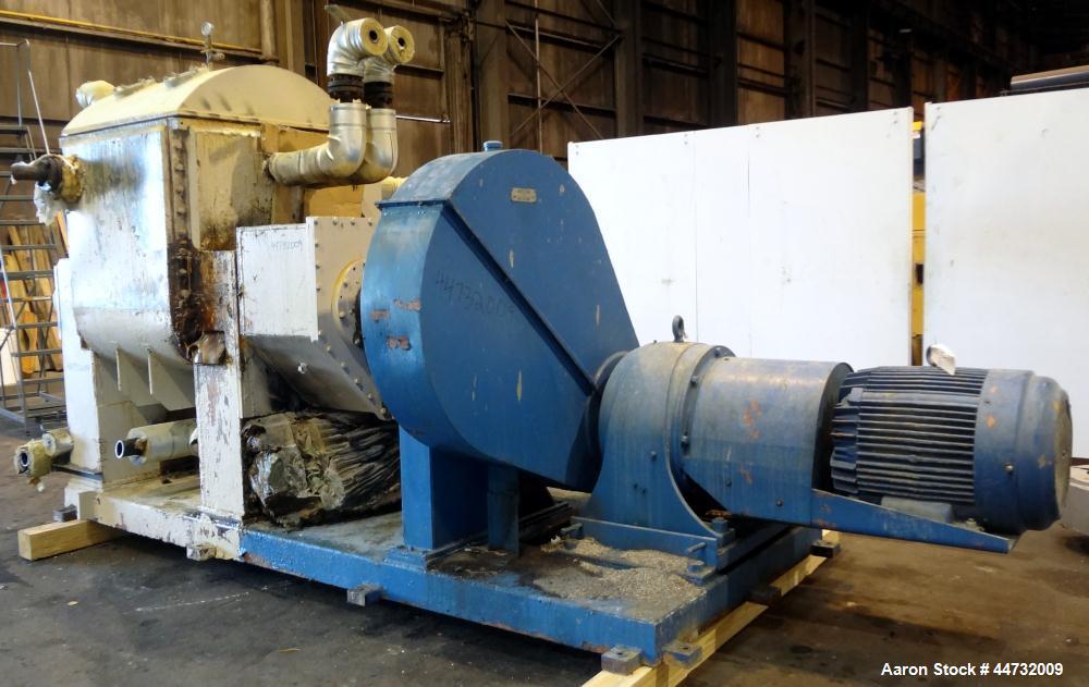 Used Stainless Steel J.H. Day Mixer Extruder, 100 Gallon Working Capacity