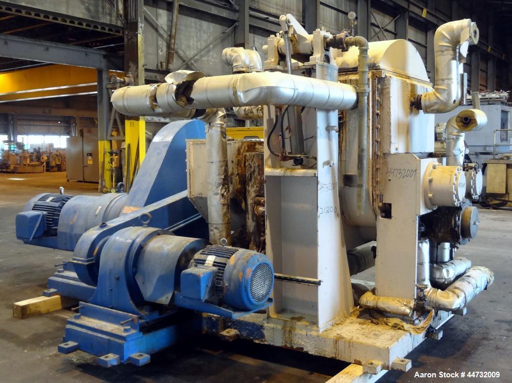 Used Stainless Steel J.H. Day Mixer Extruder, 100 Gallon Working Capacity