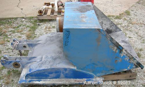 Used Jaygo Mixtruder, Model AME700SSF, Carbon Steel. Approximate 115 gallon working capacity, 225 total. Jacketed bowl approximately 35.43" front to back x 39.37" left to right x approximately 32" de...