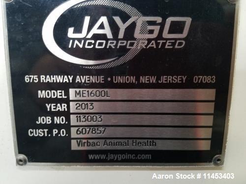 Used- Jaygo Guittard Mixtruder, Model ME1600L