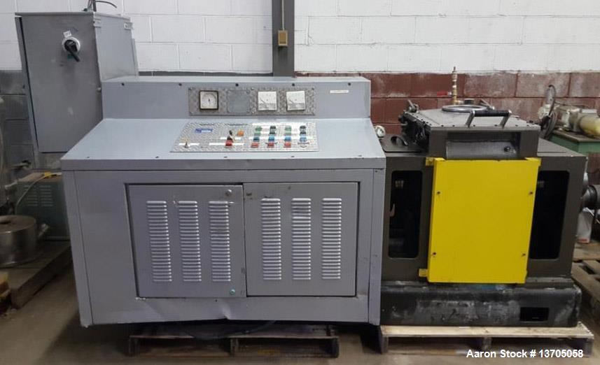 Used 15 Gallon Jacketed, Vacuum, Sigma Blade Mixer/ Extruder