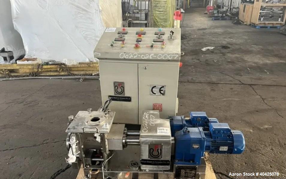 Used Unique Mixers & Furnaces MME-3 PVT Mixtruder – 6 Liter Stainless Steel Masticator Mixer Extruder