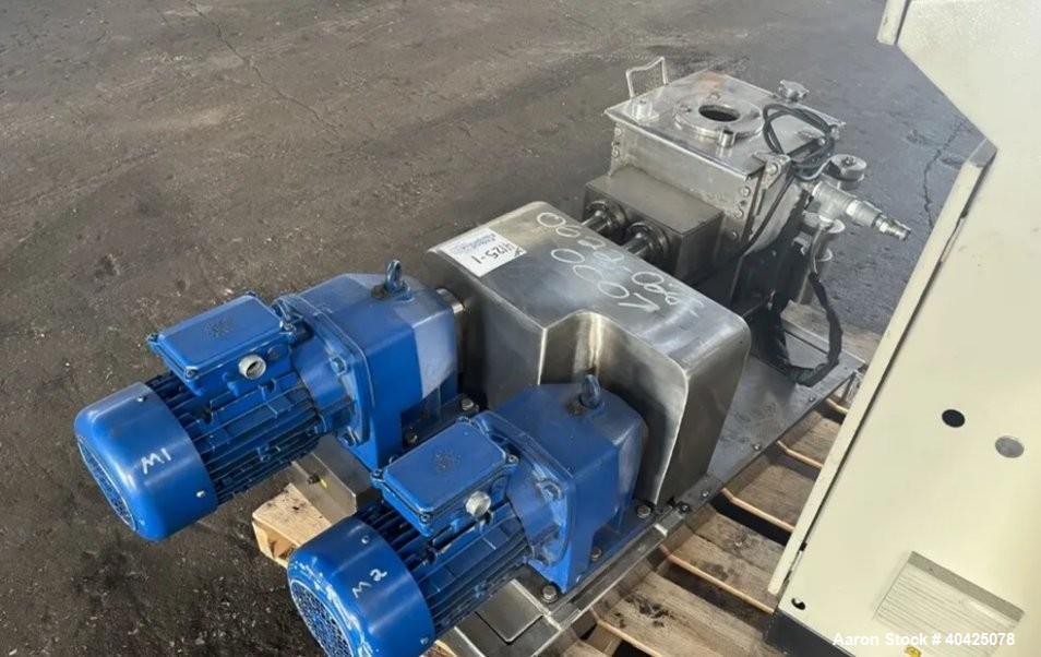Used Unique Mixers & Furnaces MME-3 PVT Mixtruder – 6 Liter Stainless Steel Masticator Mixer Extruder