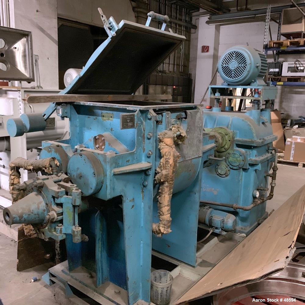 Used- Werner and Pfleiderer Mixer/Extruder, Type UK12-AU3