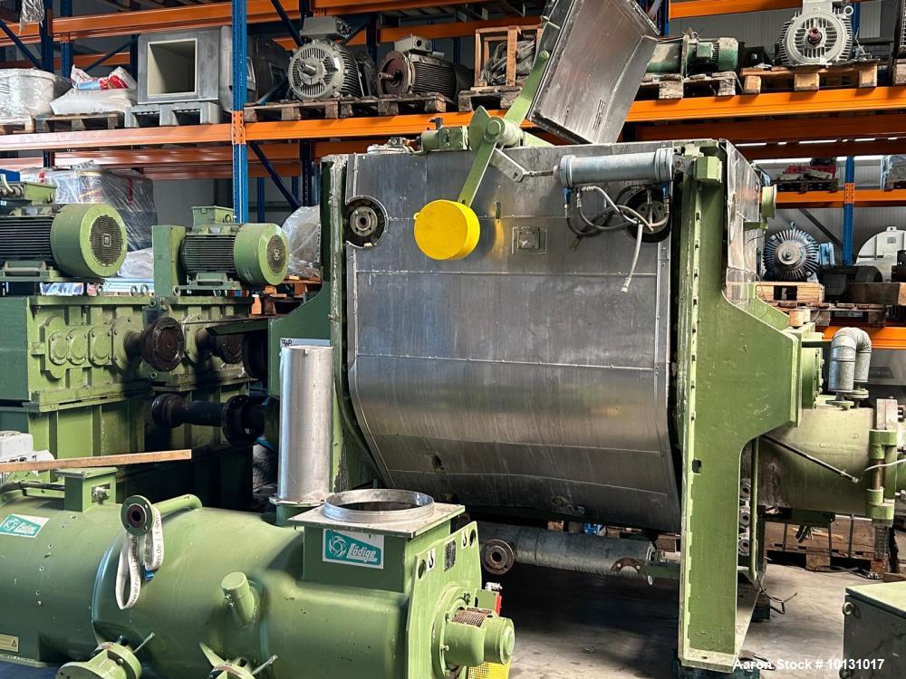 Used Werner & Pfleiderer UK2000AEL Sigma Mixer/Extruder – 316 SS, 793 Gallon Capacity