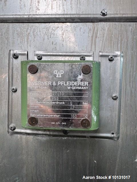 Used Werner & Pfleiderer UK2000AEL Sigma Mixer/Extruder – 316 SS, 793 Gallon Capacity