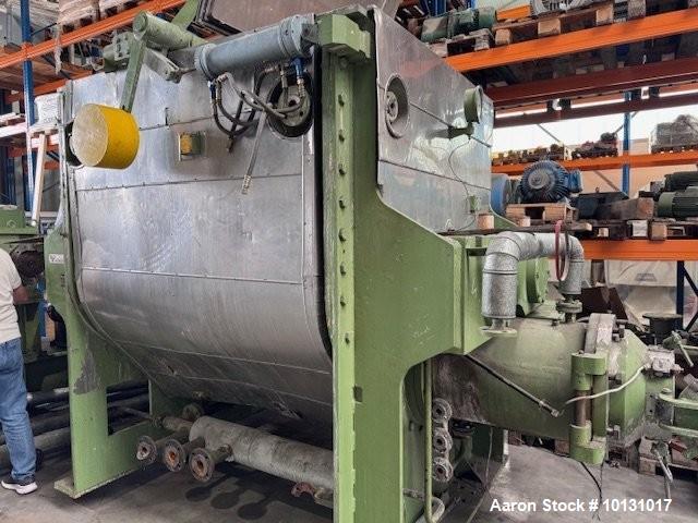 Used Werner & Pfleiderer UK2000AEL Sigma Mixer/Extruder – 316 SS, 793 Gallon Capacity