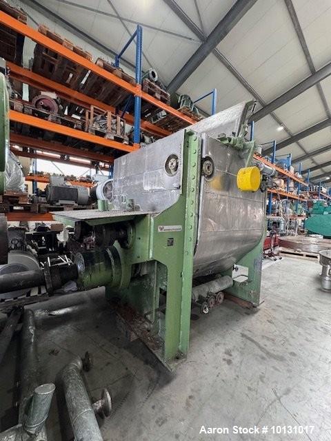 Used Werner & Pfleiderer UK2000AEL Sigma Mixer/Extruder – 316 SS, 793 Gallon Capacity
