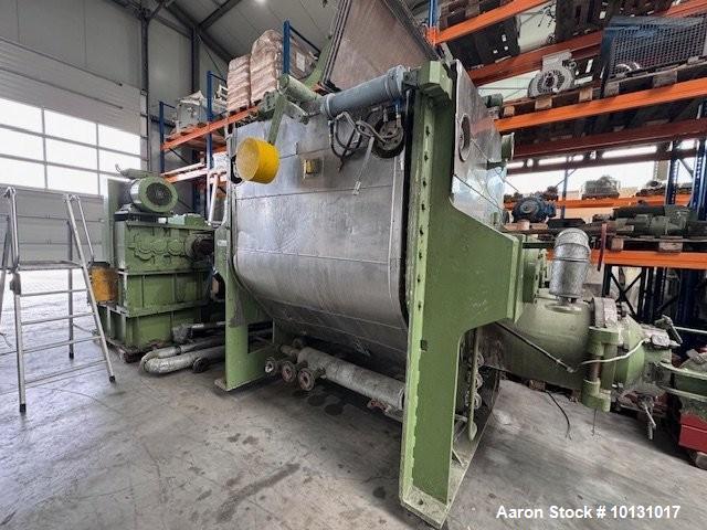 Used Werner & Pfleiderer UK2000AEL Sigma Mixer/Extruder – 316 SS, 793 Gallon Capacity