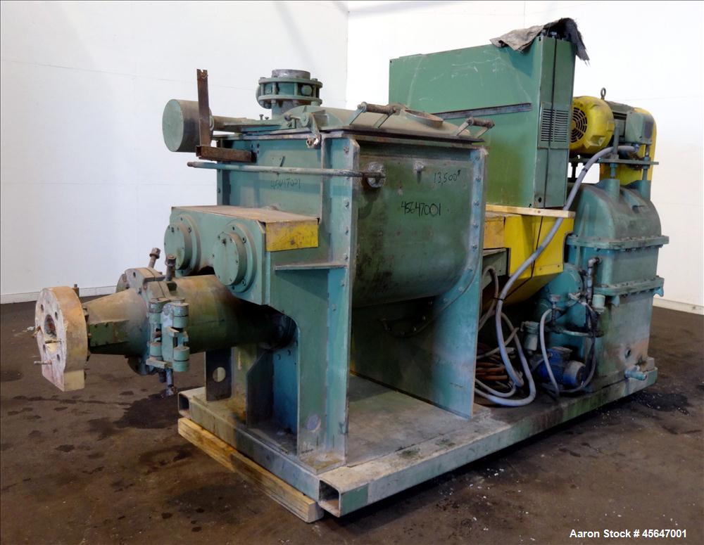Used Werner & Pfleiderer Mixer/Extruder, Type UK450-A3.