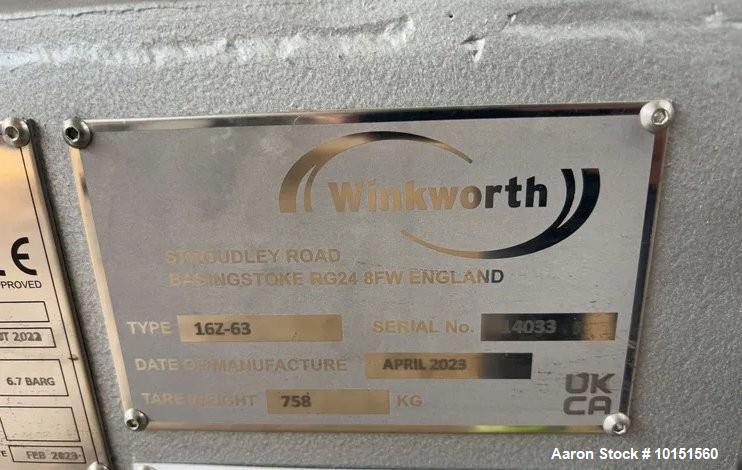 Used Winkworth Z-Blade Mixer, Model 16Z-63 | 316L Stainless Steel | Vacuum Rated | 27–36L Capacity | Tilt Discharge