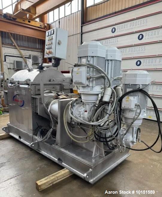 Used Winkworth ZX500-6 Z-Blade Mixer/Extruder | 500L Working | Vacuum Lid | Jacketed | 304 SS | With Tool Temp Units