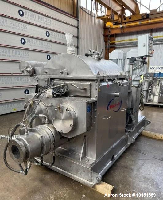 Used Winkworth ZX500-6 Z-Blade Mixer/Extruder | 500L Working | Vacuum Lid | Jacketed | 304 SS | With Tool Temp Units