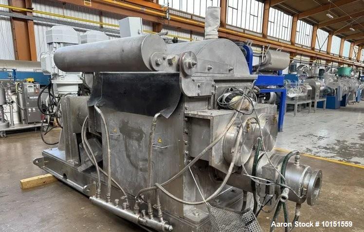 Used Winkworth ZX500-6 Z-Blade Mixer/Extruder | 500L Working | Vacuum Lid | Jacketed | 304 SS | With Tool Temp Units