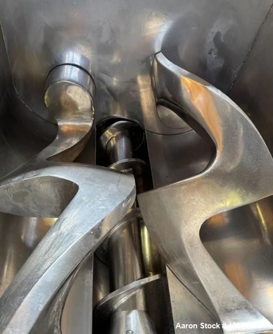 Used Winkworth ZX500-6 Z-Blade Mixer/Extruder | 500L Working | Vacuum Lid | Jacketed | 304 SS | With Tool Temp Units