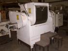 Unused-Used: Approximately 75 gallon food grade double arm mixer/extruder. Bowl dimensions: 27" front to back x 32" left to ...