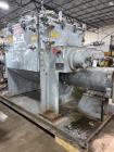 Used Lleal Double Sigma Extruder Kneader. Model AME-2600. 650 gallon; Stainless steel; Sigma blades; Hydraulically driven; Vacuum rated; 75 kW (100 hp) blade power; 55 kW (75 hp) extruder power.