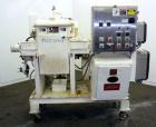 Used AMK Class IV Double Arm Mixtruder, 15 Gallon (60 Liter) Working Capacity, 304 Stainless Steel. Carbon steel jacketed bowl, 19-5/8” left to right x 18-1/8” front to back x approximately 18” deep....