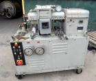 Used AMK Double Arm Mixtruder, approximately 1-1/2 gallon working capacity, 316 stainless steel. Carbon steel jacketed bowl, 7-7/8