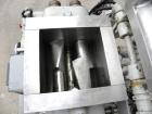 Used AMK Double Arm Mixtruder, approximately 1-1/2 gallon working capacity, 316 stainless steel. Carbon steel jacketed bowl, 7-7/8